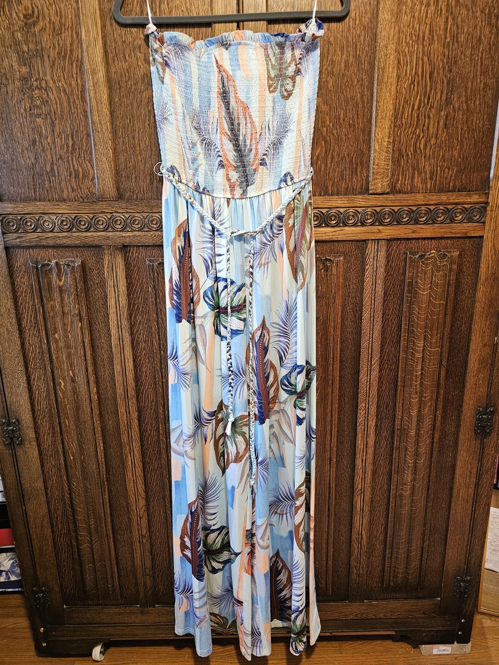 NWT Miss Avenue Strapless Jumpsuit XL